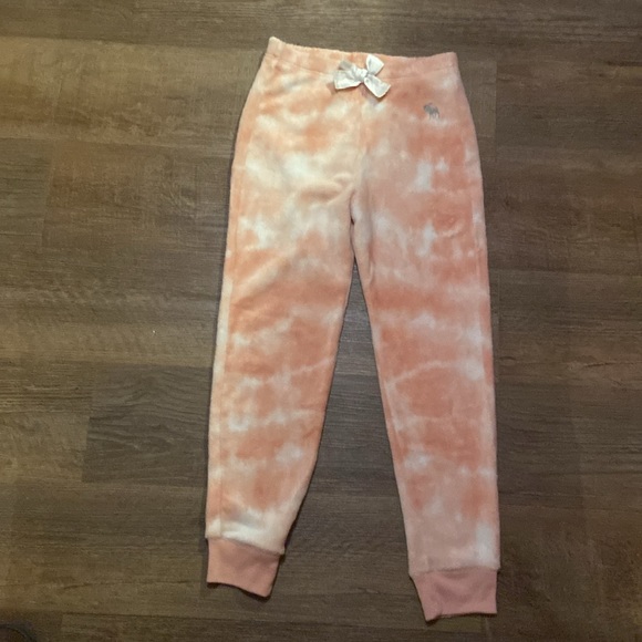 EUC Abercrombie   pink white tie dye  pj pants - Picture 2 of 3